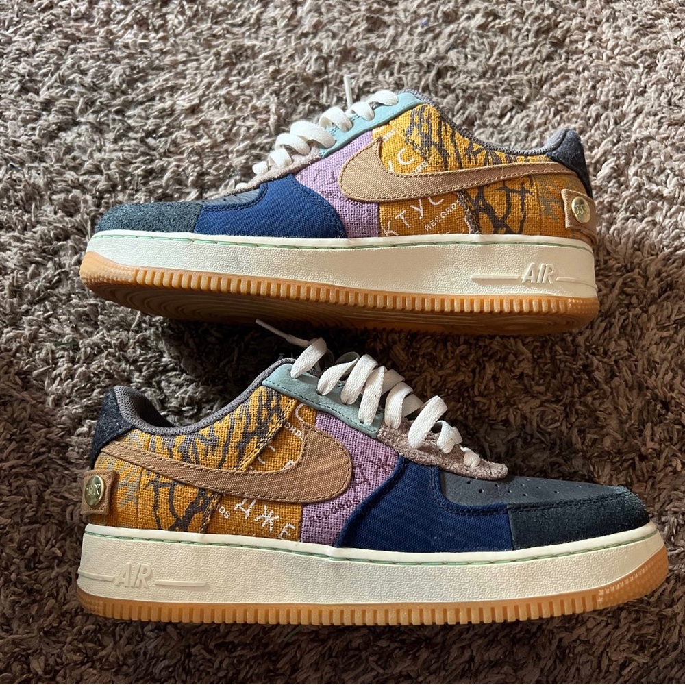 2019 Travis Scott Air Force I Low (Cactus Jack) - image 1